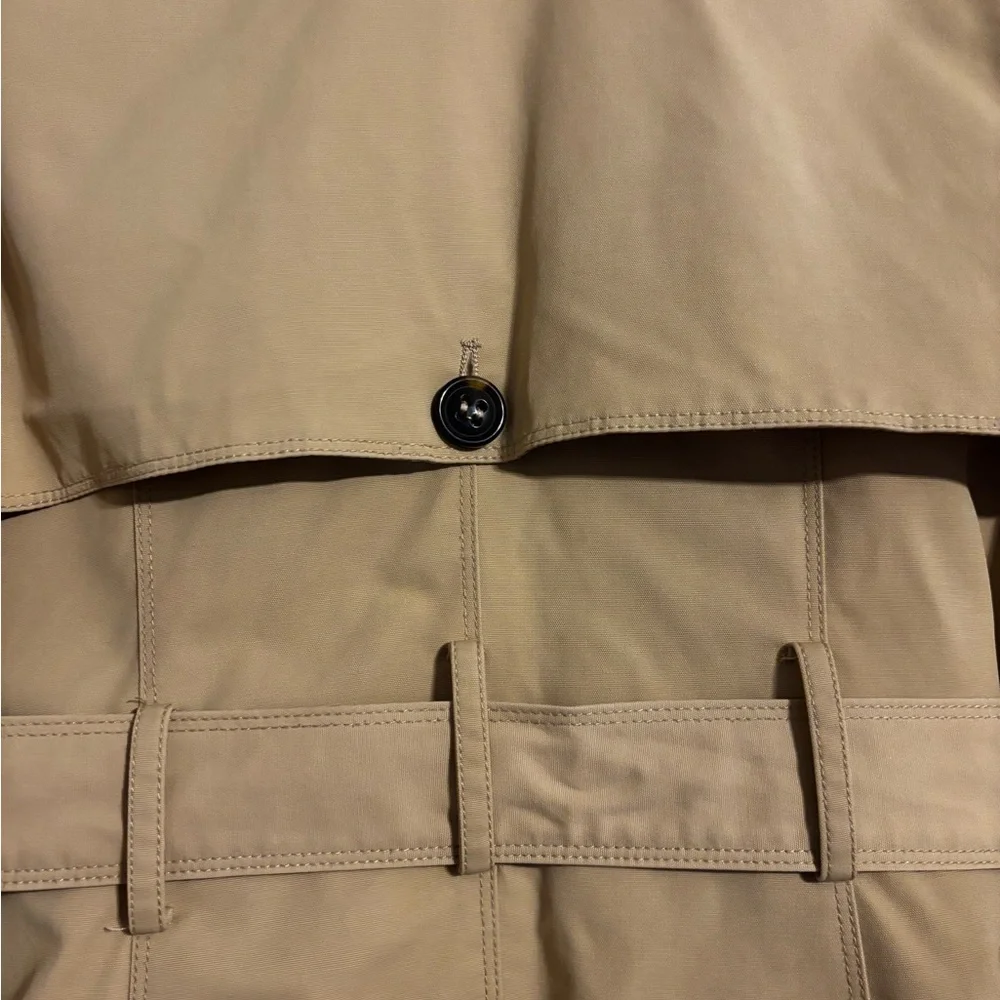 SOLD New York & Company Women's Tan Trench Coat Size Medium - Picture 8 of 8